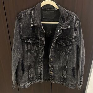 Refuge Black Denim Jacket